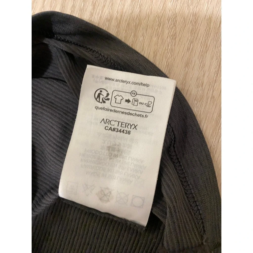 Arcteryx Cormac Crewneck Shirt Mens XL Heathered Black Gorpcore Performance